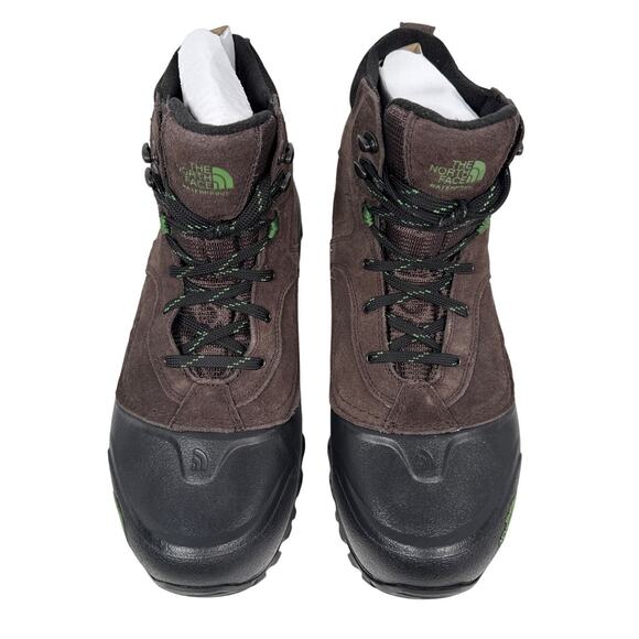 The North Face Snowfuse Winter Boots Men's Size 12.5 Brown Waterproof Suede - Picture 6 of 10